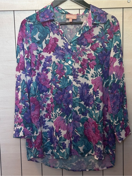 Show Me Your MuMu Tops - Show Me Your Mumu XS Floral Button Down Blouse Boho Cottagecore Top